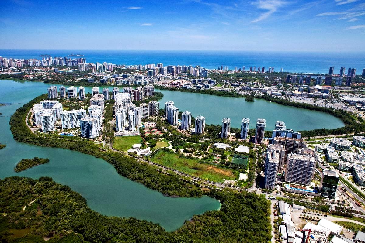 Vista aérea da Península