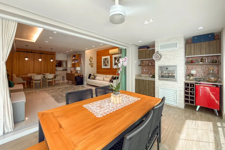 Apartamento Saint Martin Península Barra da Tijuca sala de jantar